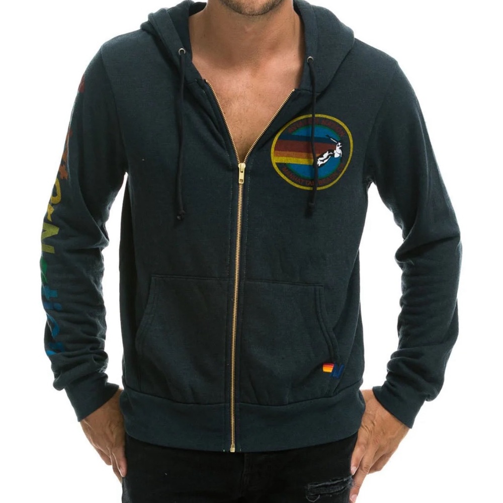 Aviator nation zip up sweatshirt